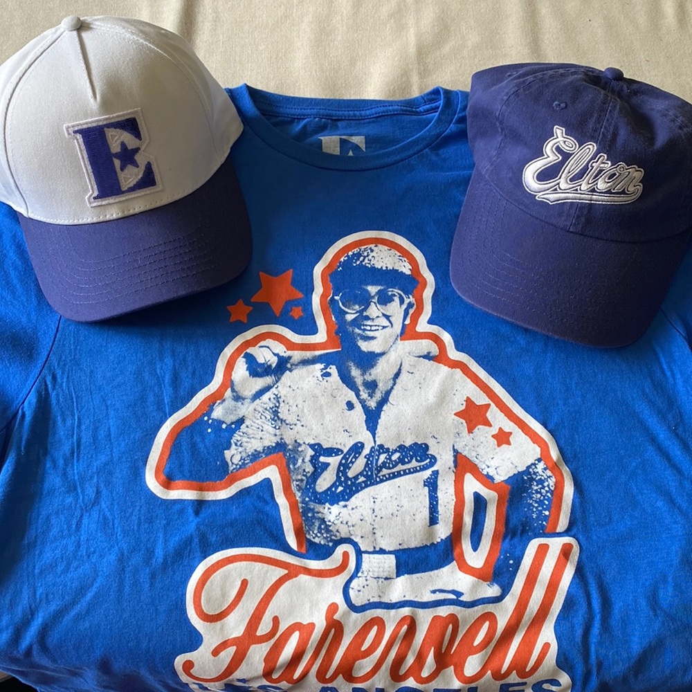 Sold out Elton John 2022 Final World Tour Los Angeles merchandise
